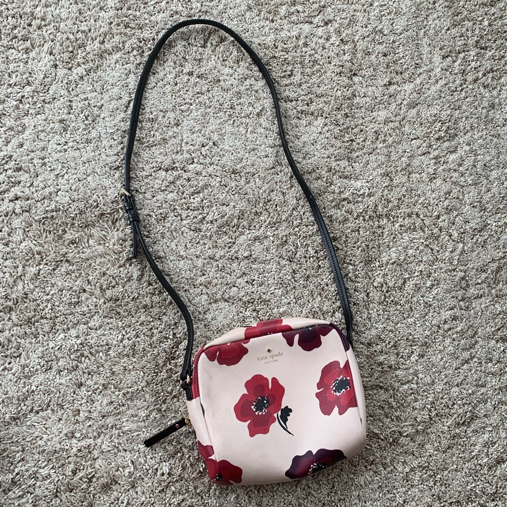 Kate Spade Hyde Lane Poppies Crossbody Bag